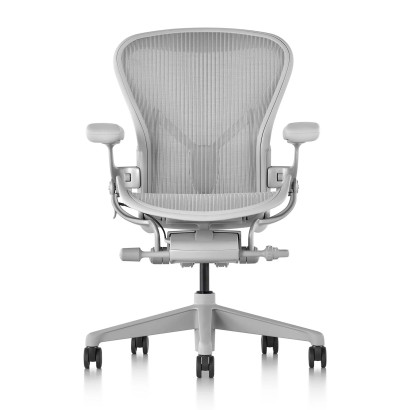 NYSKICK - Herman Miller Aeron - Fixed PostureFit support Medium (B) - Mineral