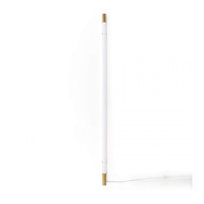 Vägglampa Linea Golden End White