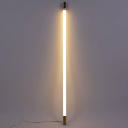 Vägglampa Linea Golden End White